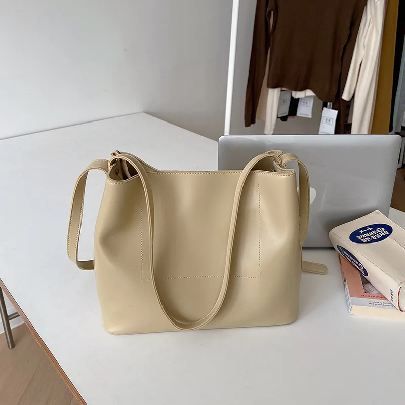 Trsyphxm 2024 novo versátil grande capacidade saco para as mulheres 2025 nova moda balde saco retro ombro crossbody bolsa tote