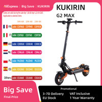 Kukirin G2 Max E-Scooter 1000W Motor 48V20.8ah Battery Dual Hydraulic Shock Absorbers Electric Scooter City Off-Road Escooter