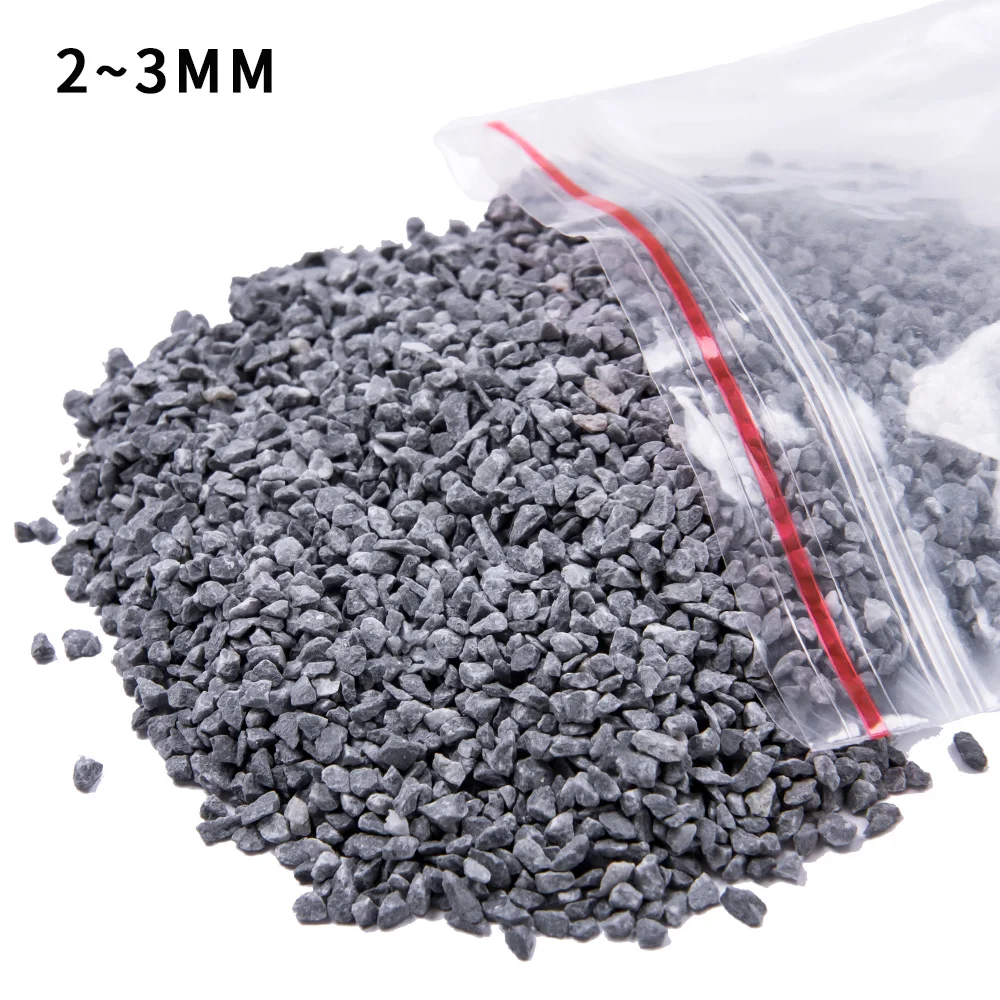 100G/bag 0.5-3Mm Train Track Cornerstone Railway Crushed Stone Diy Model Making Micro Roadbed Materials Model Scene for Diorama