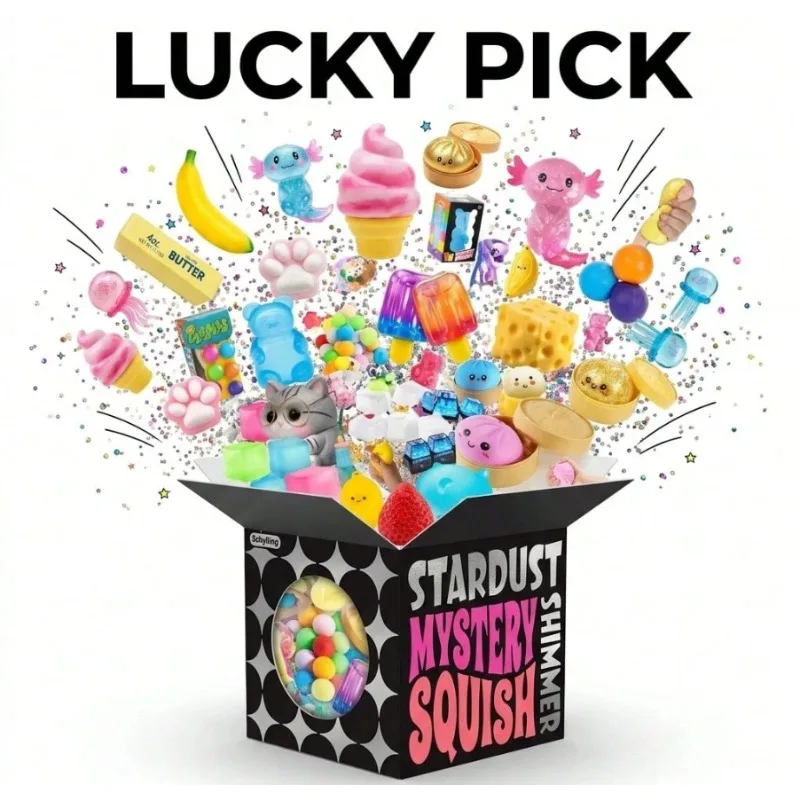 

Affordable Squishy Blind Box – 3 Random Draws (Min. 2 Items Guaranteed) High-Value Surprise Set