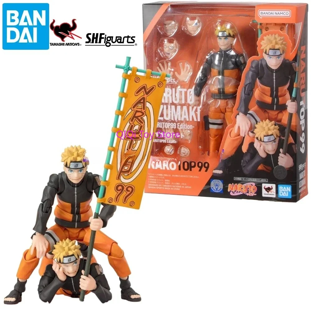 

В наличии Bandai S.H.Figuarts Shf Top 99 Uzumaki NARUTOP 99 Edition, экшн-фигурка, коллекционная игрушка, подарки для детей