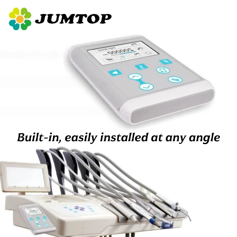 COXO Dental Electric Motor C-Puma INT+ Brushless Micromotor with Fiber Optic for Dental Unit Chair Minimally Invasive Polishing