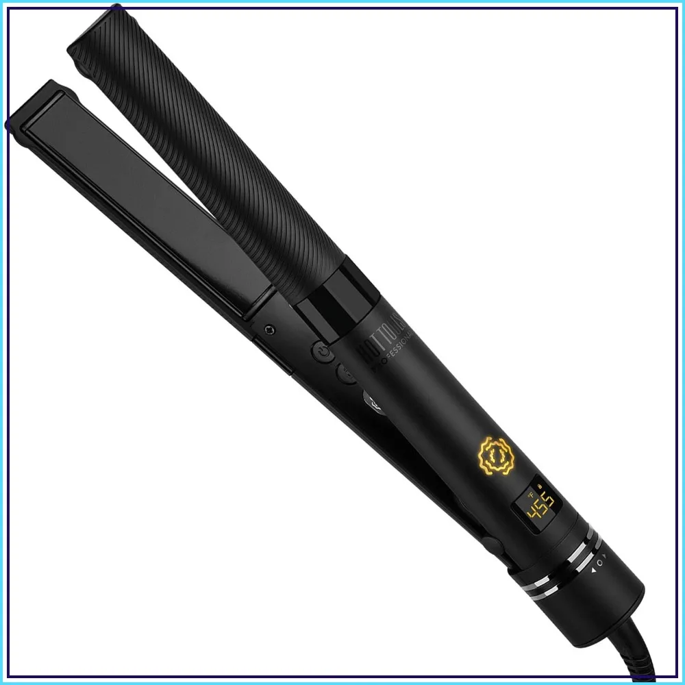 SmoothWave Vibrating Flat Iron | Hair Straightener for Ultra Sleek Hairstyles, Vibration Technology for Super Smooth Results