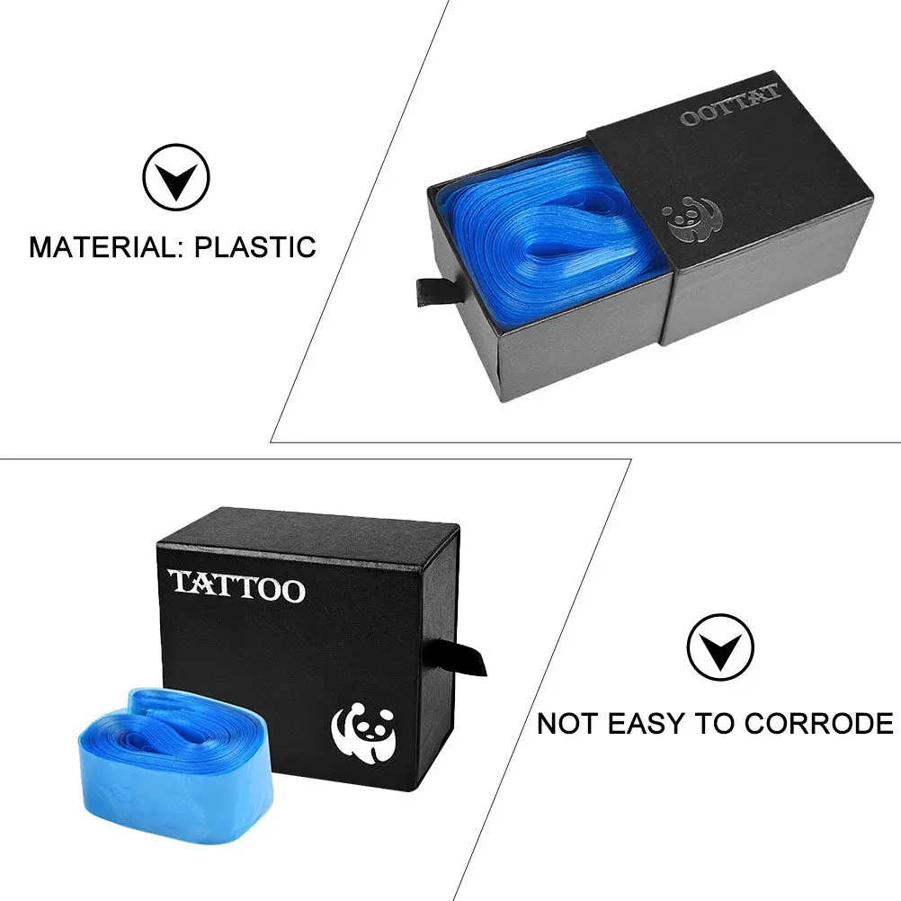 

100Pcs Hook Line Bag High-Grade Disposable Clip Cord Sleeves Tattoo Machine Covers Protective Sleeve Clip Cord Cover Tattoo