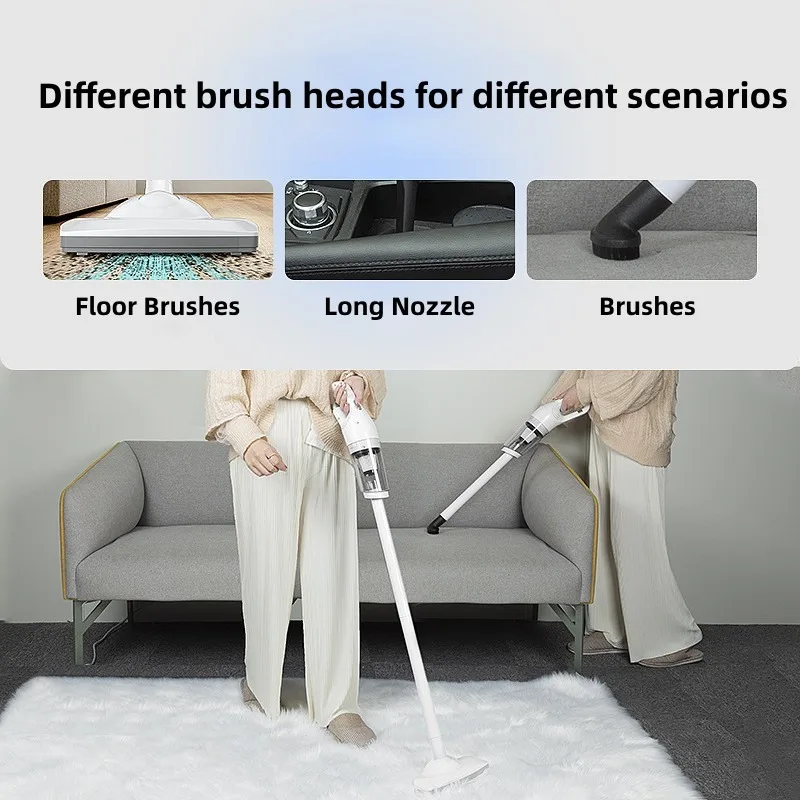 

Бытовые пылесосы Портативный ручной вертикальный беспроводной беспроводной пылесос 4500 Па для влажной и сухой уборки