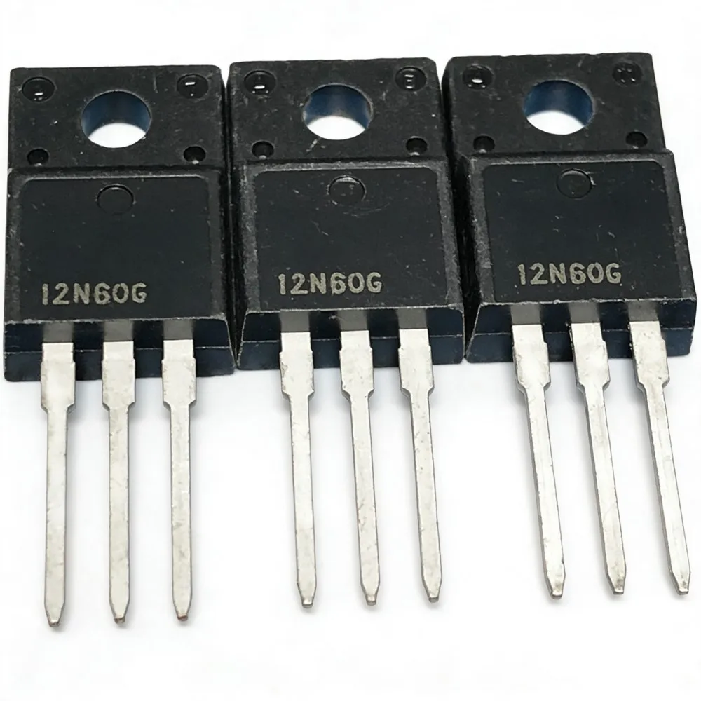 5PCS TMPF12N60G 600V 12A TMA12N65H 650V 12A SMK1060F 600V 5.8A RJP63K2 P12NM50FP STP12NM50FP 550V 12A KF12N60 600V 12A