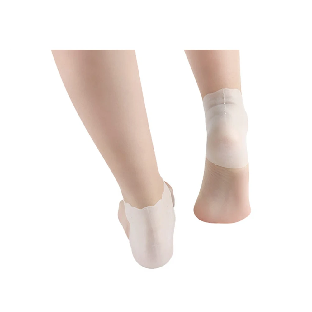 

Gel Heel Socks Protective Covers for Cracked Heels Foot Care Tools Moisturizing Transparent Breathing Holes Comfortable