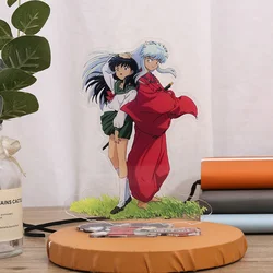 Inuyasha Anime Figures Standing Sign Acrylic Double-sided HD Sesshoumaru Handsome Cool Man Room Decor New Year 2024 Decoration