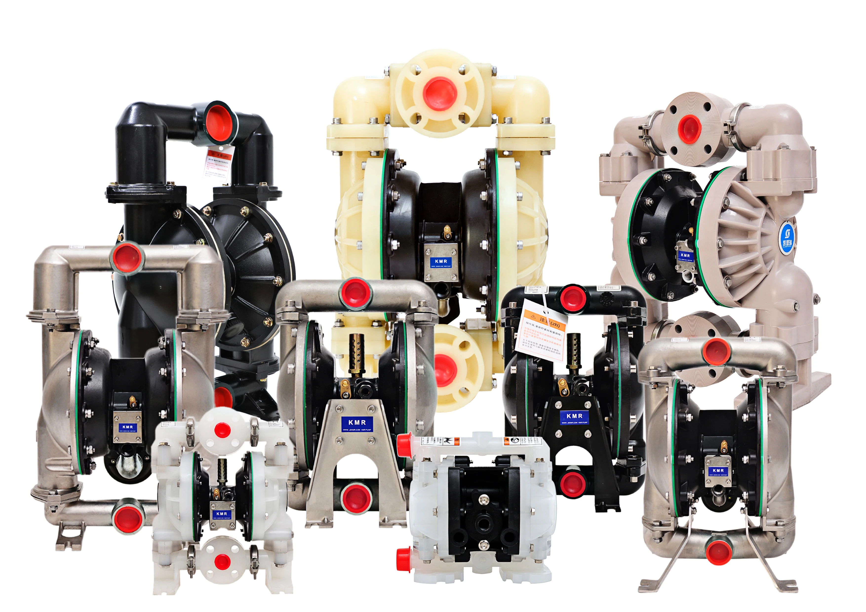 Durable and Practical 1-1/2'' Polypropylene Double Diaphragm Pump Electric Operated with Pneumatic Power Source