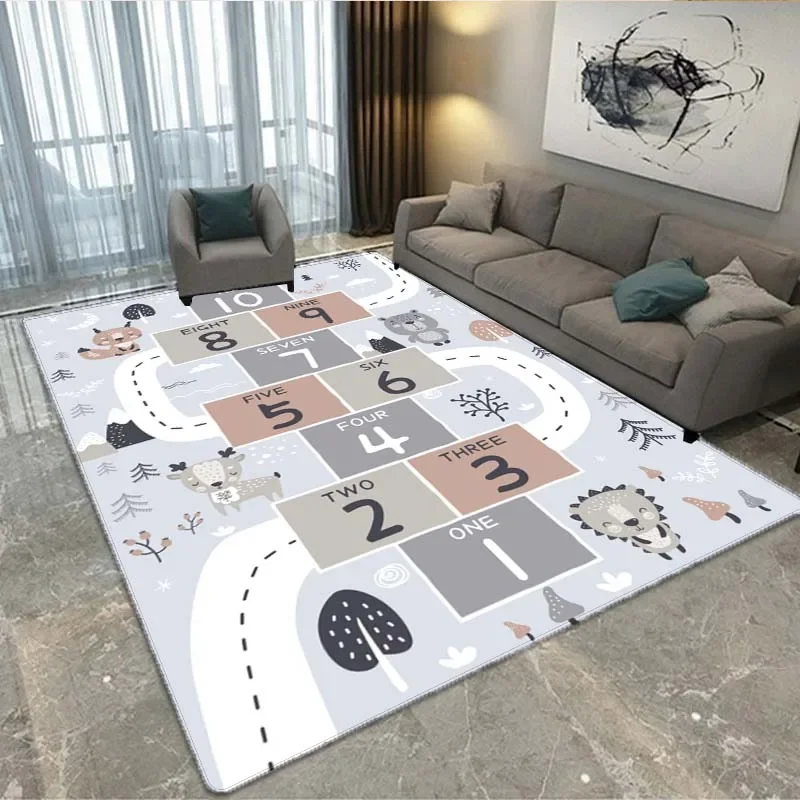 3D Gamer Rug Decoration Large Play Area Rug Game Living Room Mat Teen Bedroom Controller Player Boy Gift Anime Rug Tapis Chambre