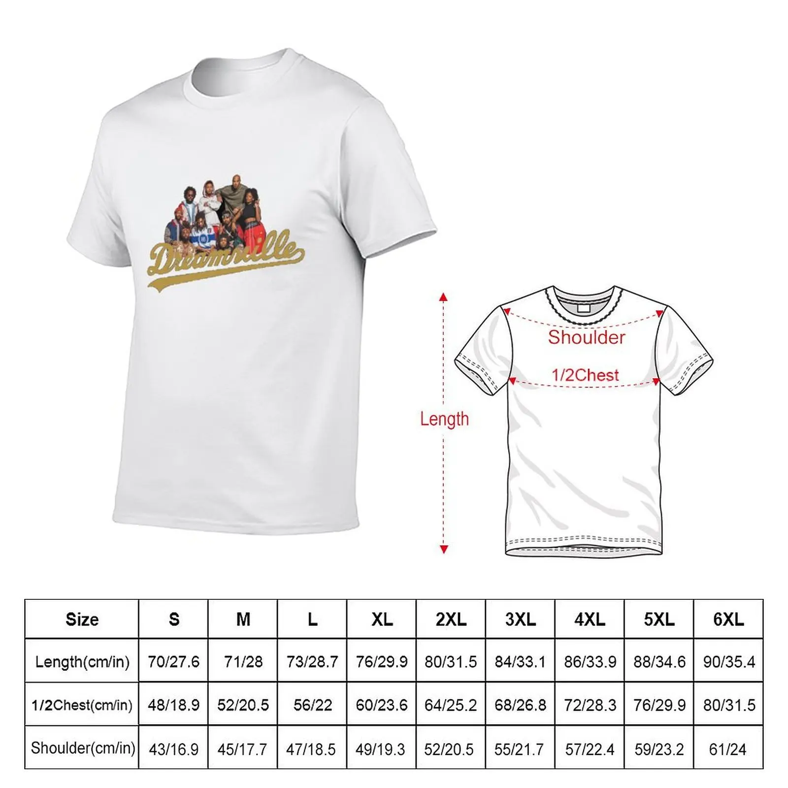 J Cole Dreamville Family T-Shirt quick drying baggy shirts men workout shirt