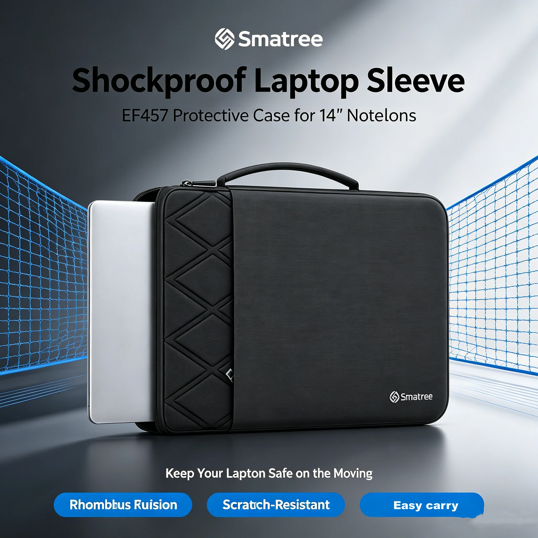 EF457 Laptop Sleeve for 14-inch HP Spectre x360 2-in-1 14/14t, for MacBook Pro 14 2026, for HP OmniBook X/X Flip/5 Flip 14
