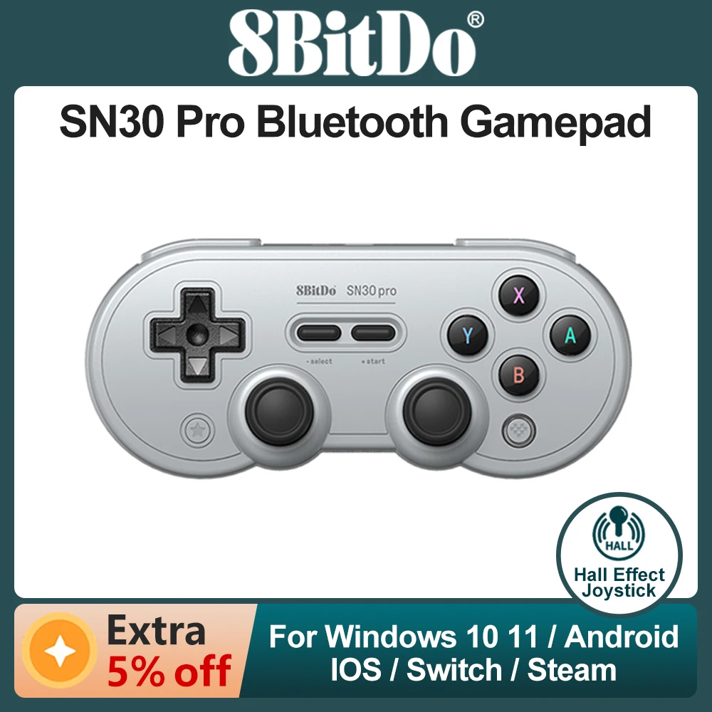 8BitDo SN30 Pro: The Ultimate 8BitDo D Input Mode Gaming Controller for Nintendo Switch, PC, and Windows 10/11