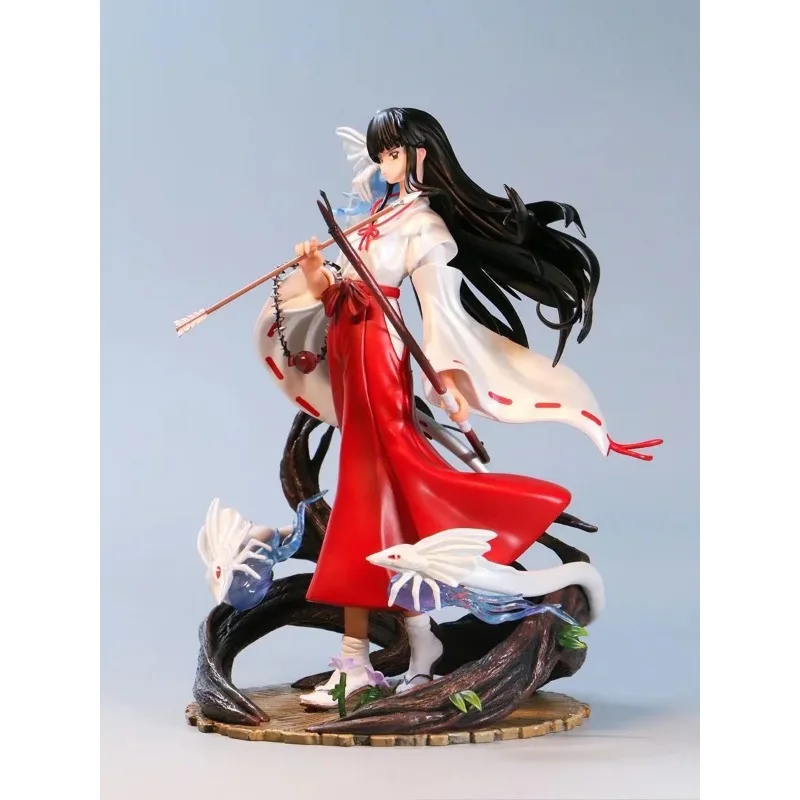 New Inuyasha Kikyo anime peripheral two-dimensional figures creative model ornaments personalized statue collection accessories