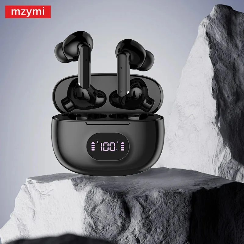 

choice MZYMI 919 Wireless Earphones Bluetooth Headphones LED Digital Display In Ear waterproof Headsets for IOS Android