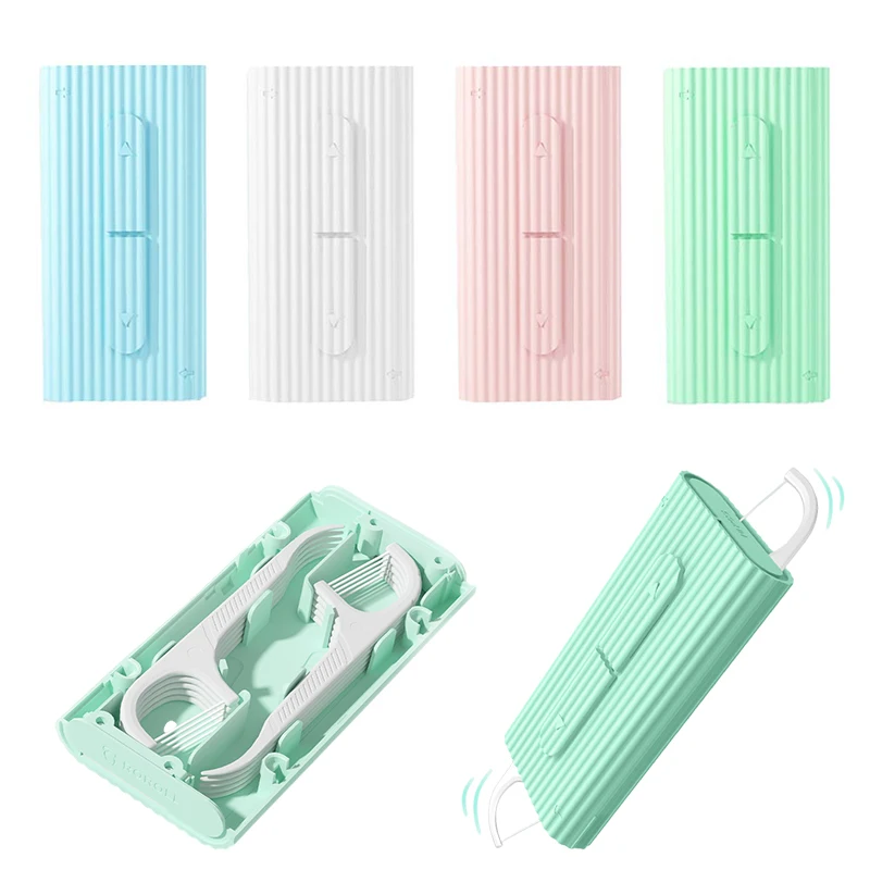 Portable Automatic Dental Floss Storage Box Flosser Picks Toothpick Teeth Stick Tooth Cleaning Oral Hygiene Care For Home Travel