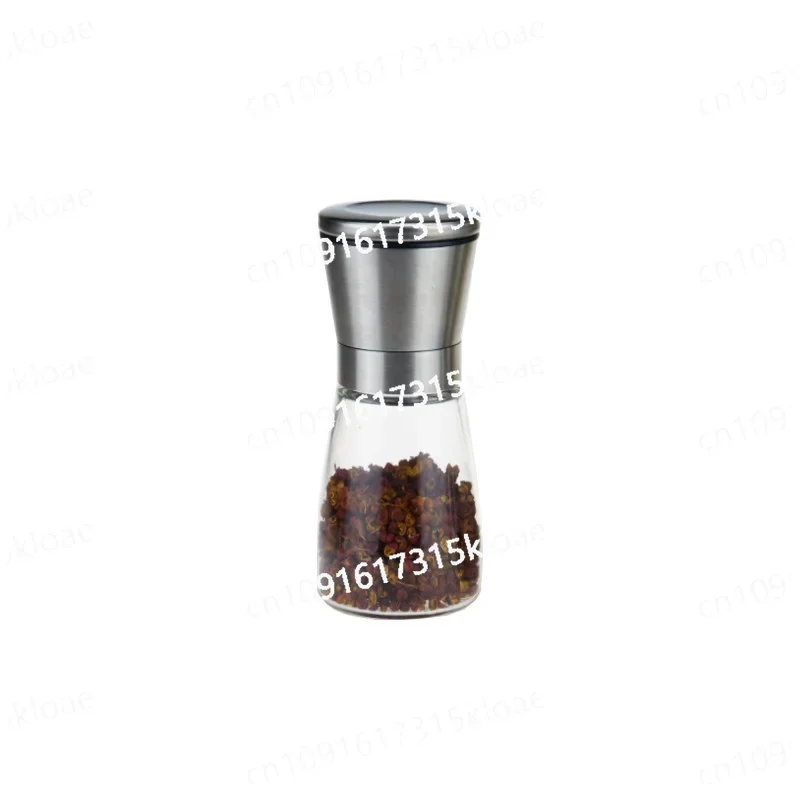 304 stainless steel pepper grinder, pepper powder manual grinding bottle