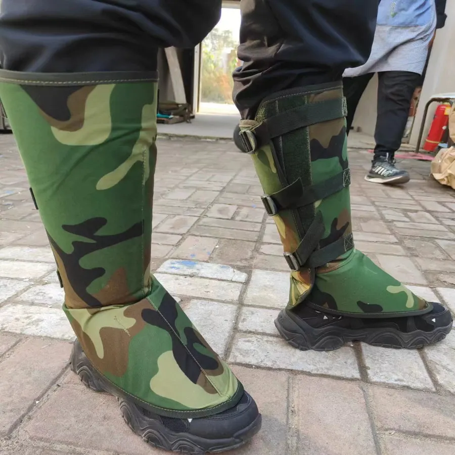 New Stock 99 Camo Jungle Leg Gaiters Anti Mosquito Anti Snake Bite Sticker Buckle for Outdoor Hiking