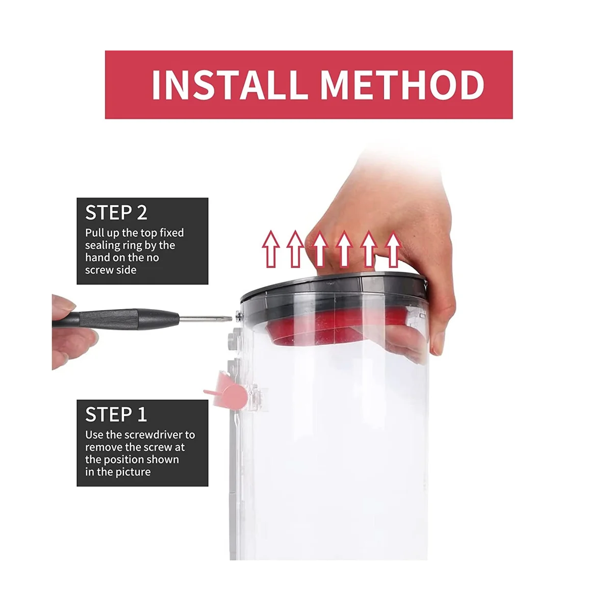 먼지통 상단 고정 씰링 링, 진공 V11 V15 SV14 SV15 SV22, 먼지 컵