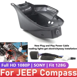 Easy to install Car Wifi DVR Video Recorder Car Front Dash Cam Camera For JEEP Compass 200T 2017 2018 2019 2020 2021 2022 2023