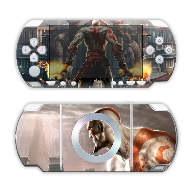 God of War คอนโซลเกมที่ถอดออกได้ผิวขายร้อนสําหรับสติกเกอร์ PSP 2000 Slim