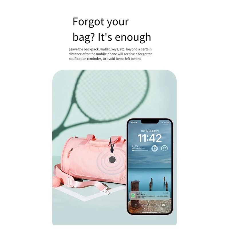 Rastreador GPS Bluetooth inteligente para Apple Find My APP, rastreador de posicionamiento Global para buscador de llaves, localizador de billetera para mascotas y niños