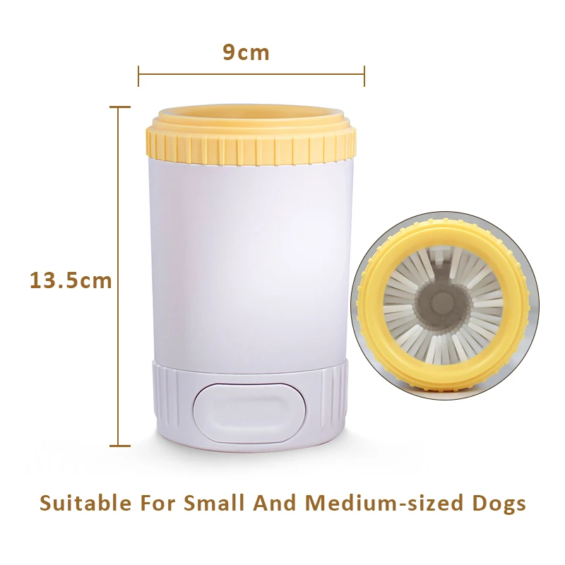 Automatic Pet Dog Foot Washer Cleaner Brush Soft Silicone needle Dog Paw Cleaner Cup Paw Washing Cup Washer for Dogs Cats