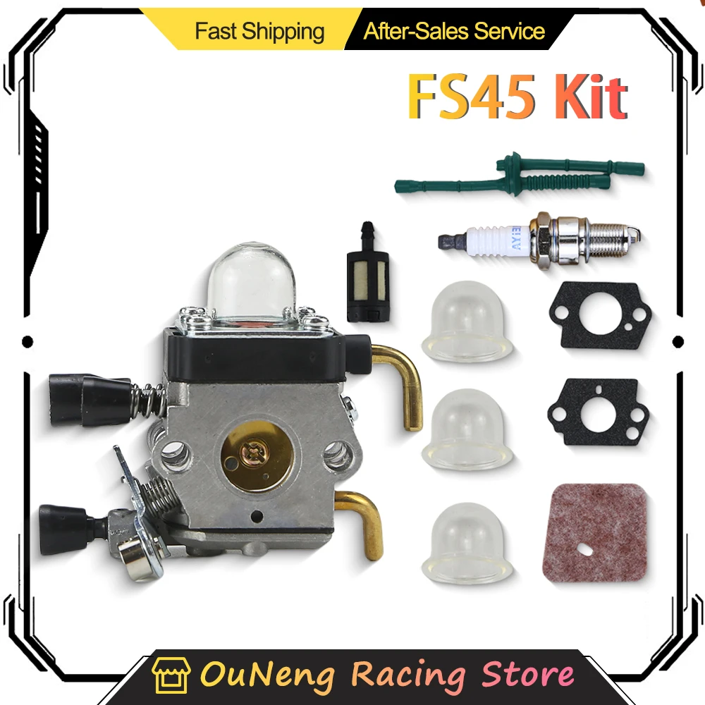 

Carburetor for STIHL FS38 FS45 FS46 FS46C FS55 FS55R KM55 KM55R FS80 FS85 StringTrimmer Weed Eater Garden Tool Parts