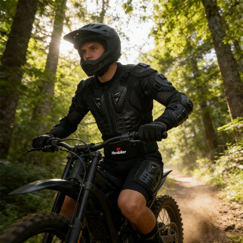 

Full Body Armor Anti-Fall Motorcycle Jacket Outdoor Motocross Racing Riding Biker Protective Gear Clothing Off-road Accessory