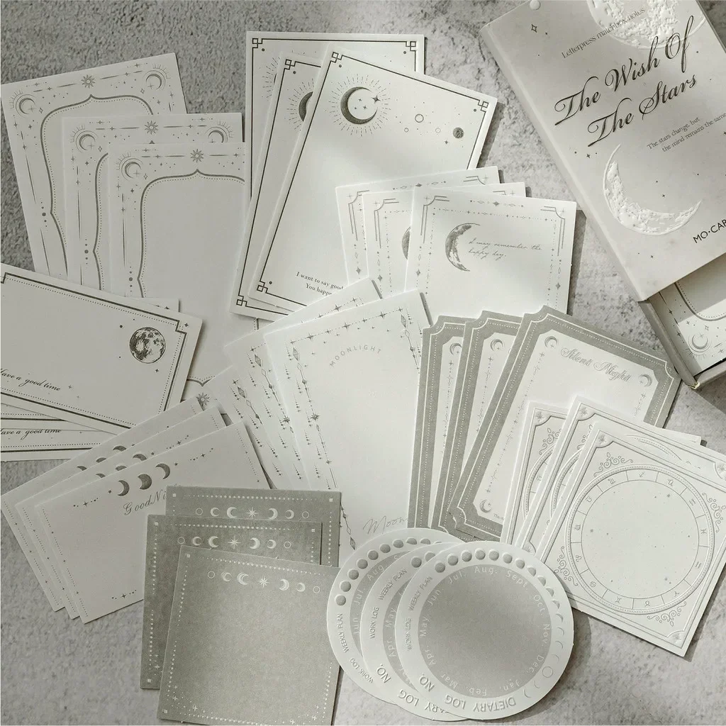 30pcs/pack Memo Pad Scrapbooking Materials Paper DIY Writing Paper Office School Stationery Decor Junk Journal Note