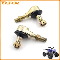 1 Pair M10-M10 Tie Rod End Kit Ball Joint For YAMAHA RAPTOR 350 YFM350 04-09 For 70cc 90cc 110cc 125cc 150cc 200cc 250cc ATV