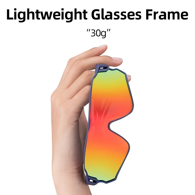 ROCKBROS Bicycle Glasses UV400 Sun Protection Adjustable Sports Eyewear MTB Road Men Women Polarized Cycling Sunglasses