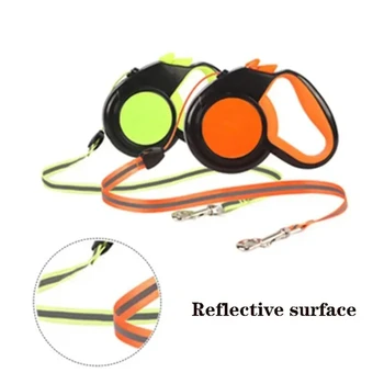 New Adjustable Durable 3/5/8m Retractable Dog Leash Roulette Collar for Small Big Dogs - Walking, Hiking, Bulldog Accessories 4