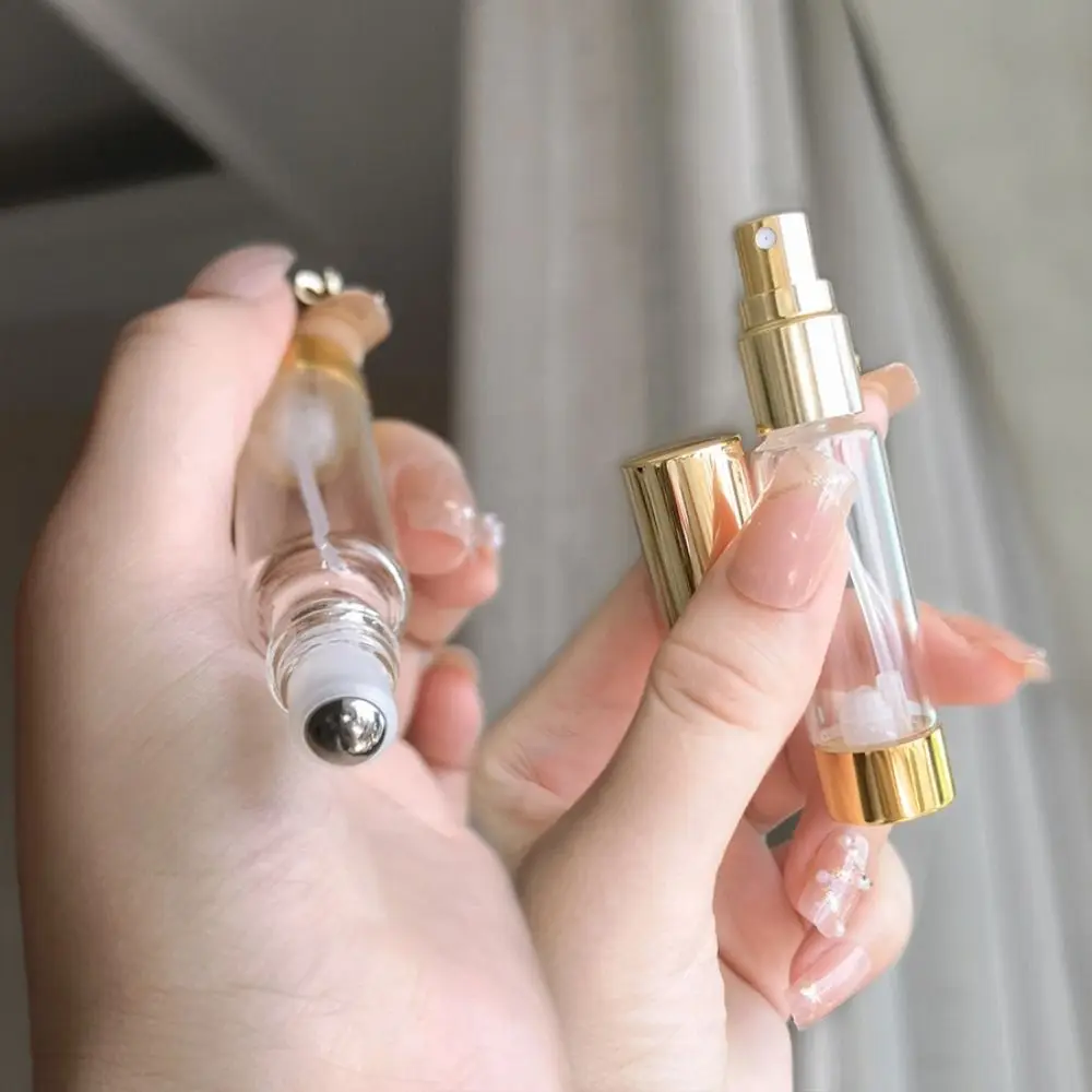 Luxury Glass Perfume Bottle Moisturizer Refillable Spray Bottle Bottom-filled Portable Perfume Atomizer Travel