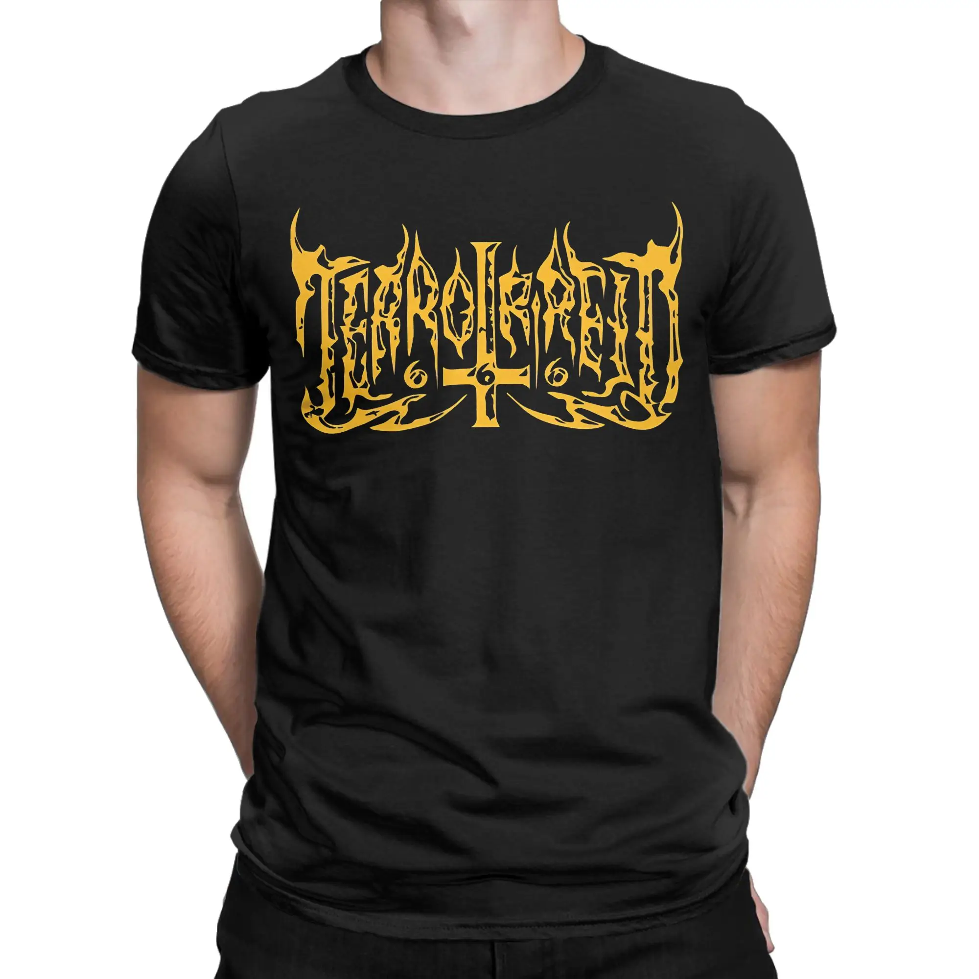 Terror Style Metal Funny Graphic 100% Cotton T-Shirt T-Terror Reid Tops Tees For Men