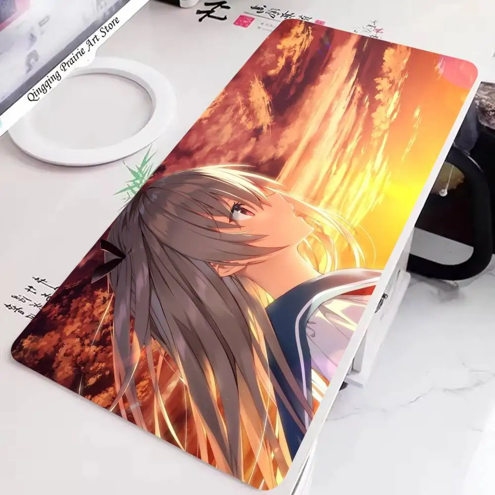 A-ATRI My Dear Moments Anime Mousepad Non-slip Suitable For Office Computers Laptops E-sports Game Desk Mats XXL Keyboard