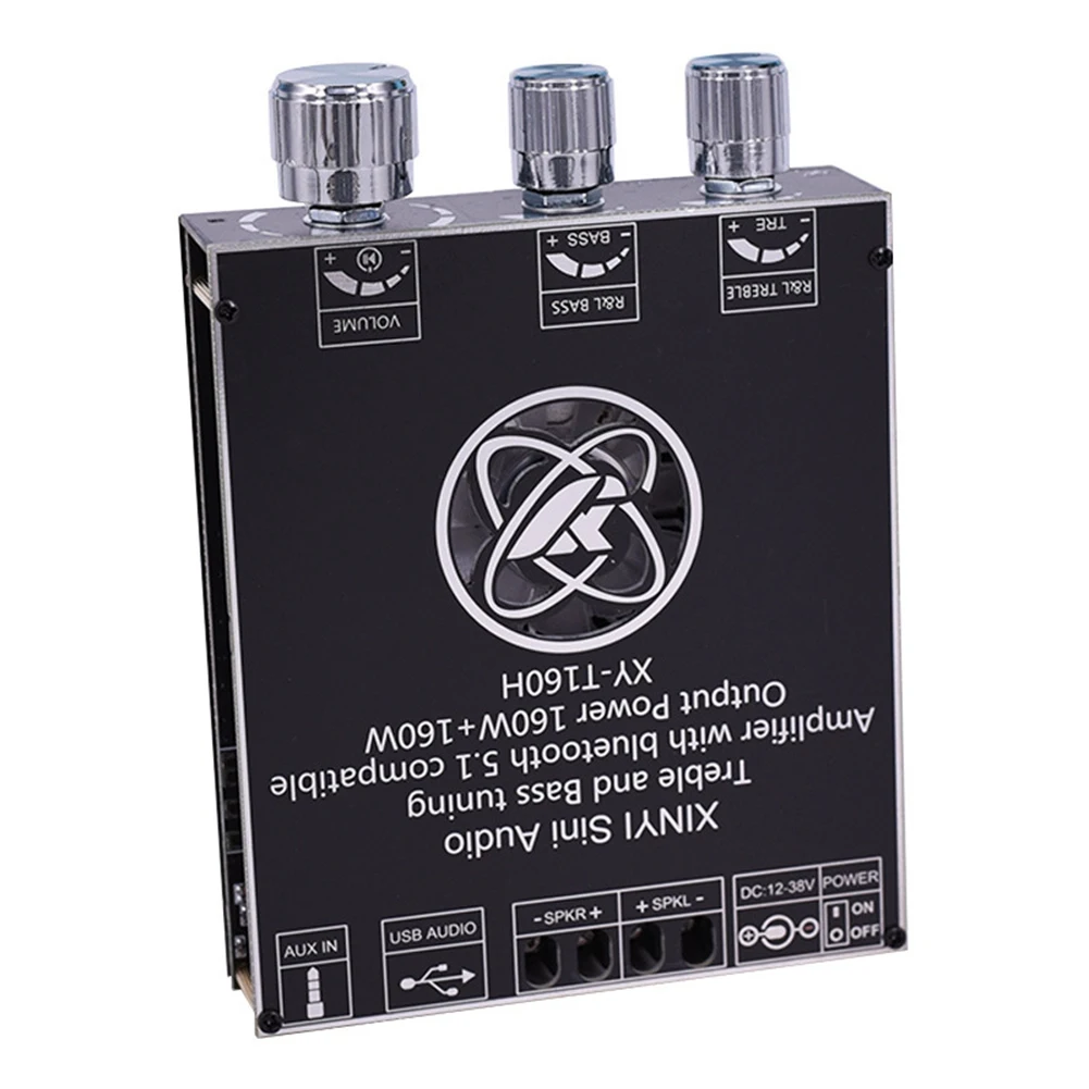 160W*2 high-bass adjustment BT audio power amplifier board module two-channel stereo TDA7498E super 3116