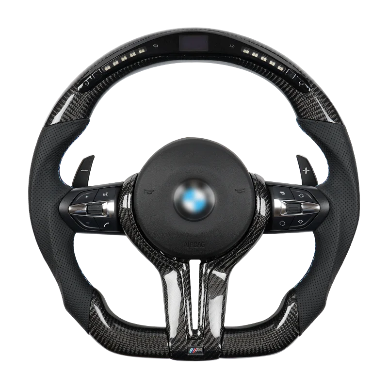 

Smart LED Carbon Fiber Steering Wheel for BMW F30 F80 F82 F10 X1 X2 X3 X4 X5 M5 M4 M3 M2