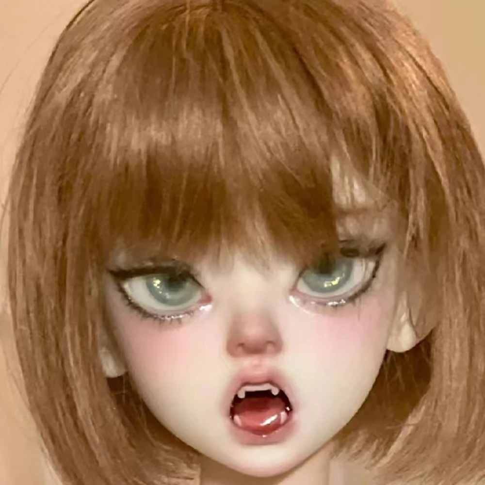 

1/4 BJD Doll Head No Makeup Resin Girl Doll Head Without Makeup Doll Accessories DIY BJD Toys