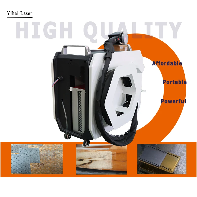 Explosive New Products Portable Pulse Laser Cleaning Machine 100-300W For Mould Metal Surface Paint Rust Remover