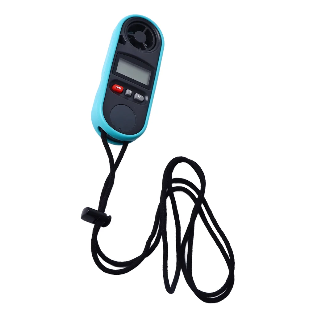 For HVAC Temperature Meter Digital Anemometer HVAC Testing Backlit LCD Screen Measures Temperature Auto Power Off 14min