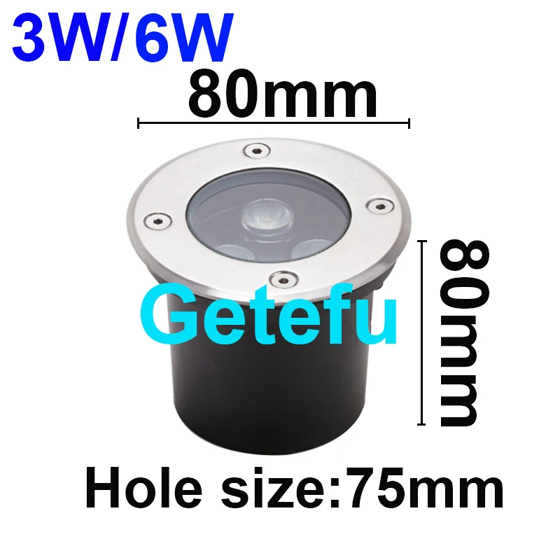 NEUE 5W/6W/7W/9W/12W/15W18W 24W LED Outdoor Boden Garten boden LED Unterirdischen Vergraben Lampe Spot Landschaft Licht AC110V 220V IP67 – Detail 7