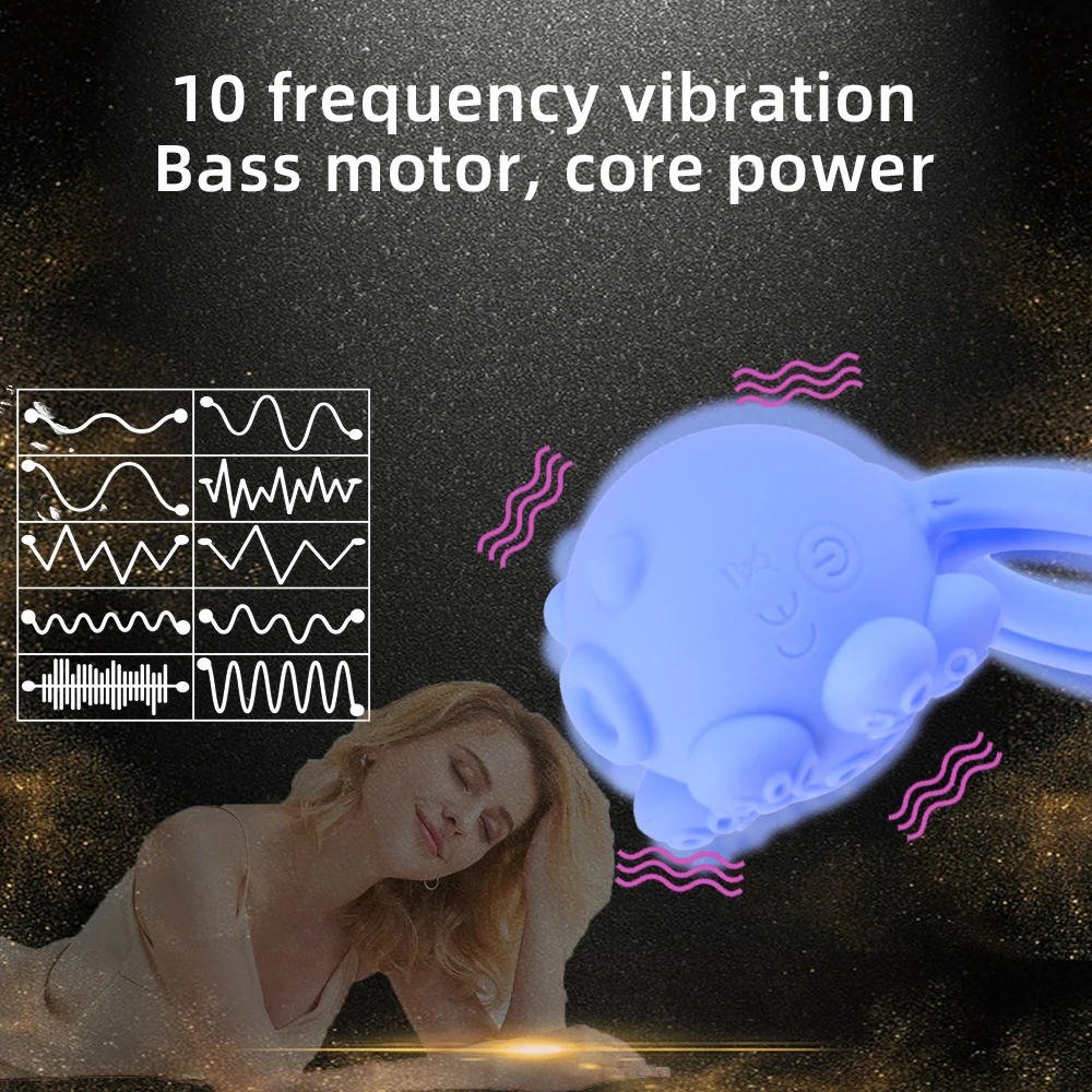 ANOSX الأخطبوط مخالب القضيب يهتز خواتم الذكور تأخير القذف السائل المنوي قفل حلقة البظر محفز هزاز الجنس لعب #4