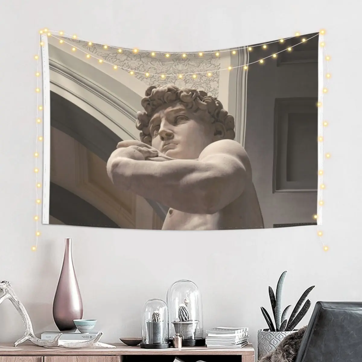 

Perseus Greek Statue Tapestry Wall Decoration Room Ornaments Room Aesthetic Decor Tapestry