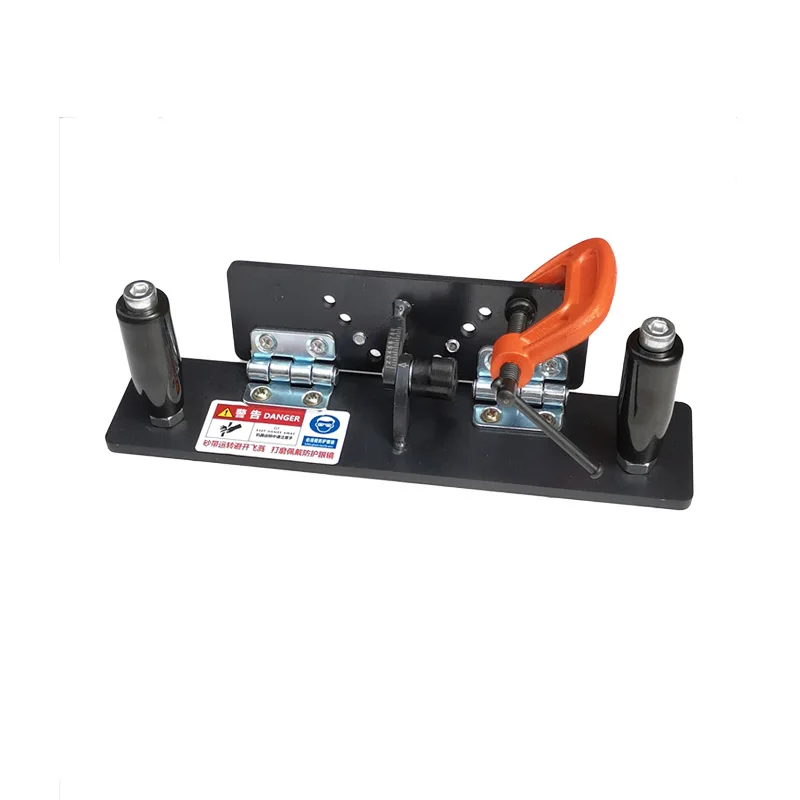Open V Clamp Sharpening Stand, Open Edge Clamp Sanding Belt Rack Angle Setter, Sharpening Stand for Belt Sander,Sharpening Stand