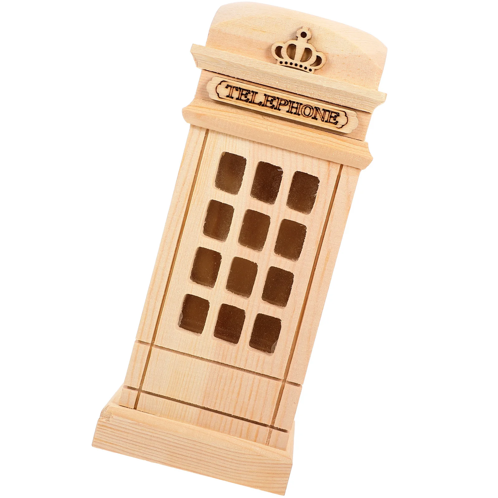 لطيف كشك الهاتف على شكل وعاء المال دهان داي الحرف غرفة الاطفال الديكور ملحق توفير البنك #5