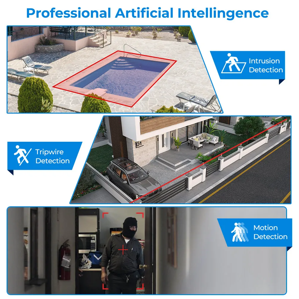 Dahua IPC-HDBW2441E-S 4MP Dome IP Camera WizSense Starlight SMD Plus Built in MIC POE IP67 IK10 for Outdoor/Indoor Hom Business view 2