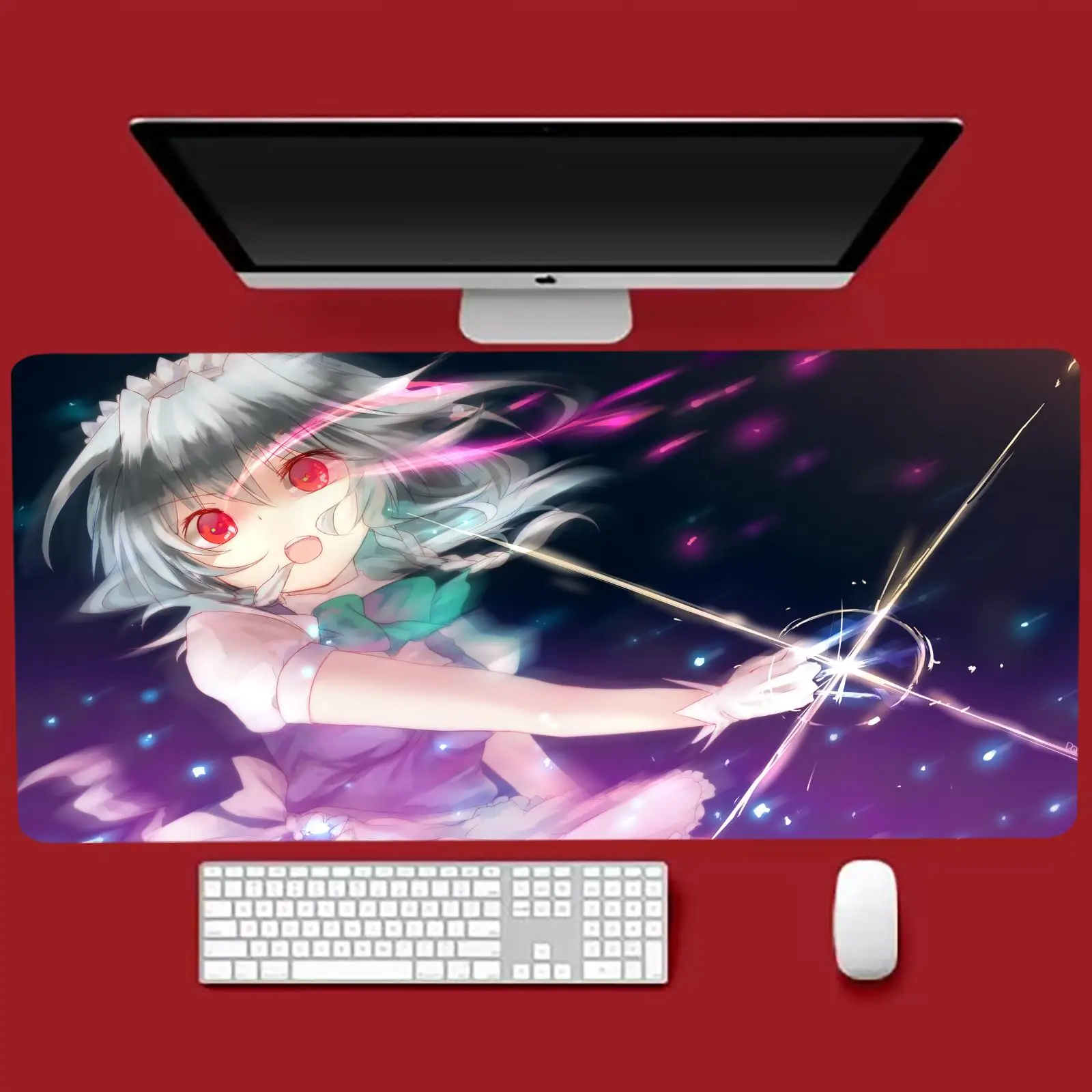 T-touhou project utsuho reiuji Mouse Pad 500X1000 mm Large Gaming Mousepad Gamer XL Rubber Otaku Keyboard Pad Laptop Desk Mat