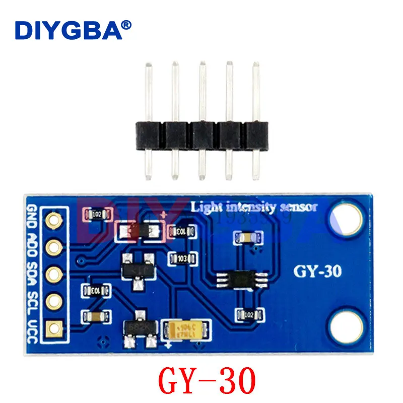 10PCS GY-30 BH1750 BH1750FVI Digital Light intensity Sensor For Arduino AVR 3V-5V GY-302 16bitAD Converter Digital Output Module