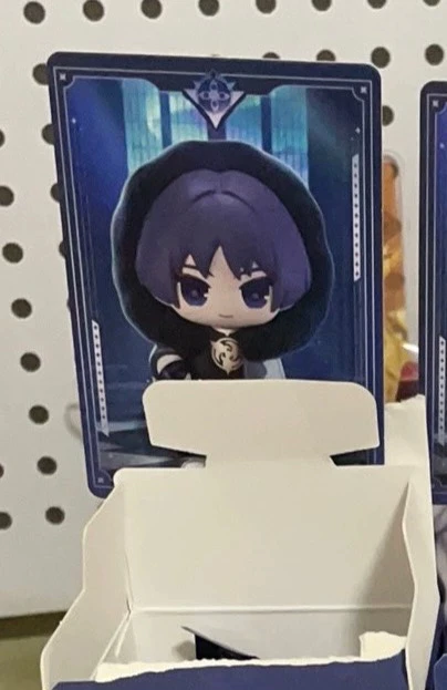 ​ En Stock Genshin Impact oficial Fatui serie Chibi caja ciega Wanderer versión Q colección de figuras de PVC Cosplay